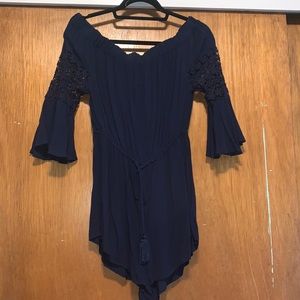 Blue romper
